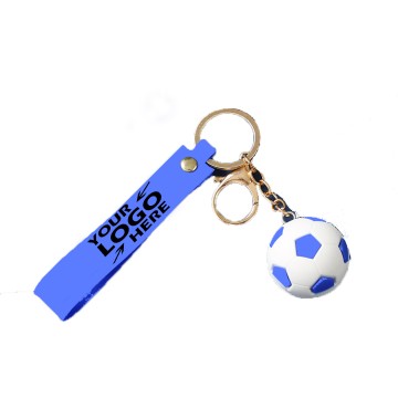 Mini Cute Football Keychain